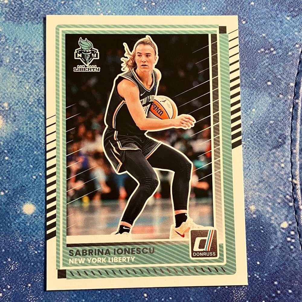 Sabrina Ionescu Donruss Basketball Card 2025 NY LIBERTY